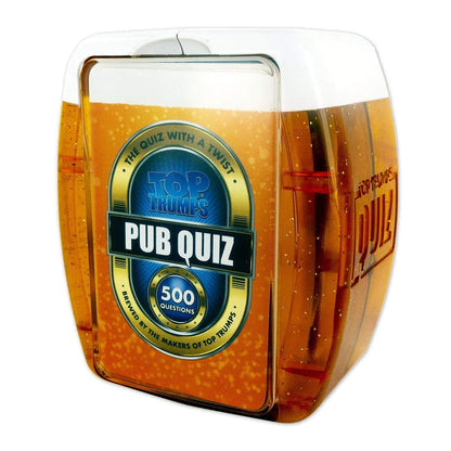 Top Trumps Pub Quiz Trivia Game: Quiz Games - Sports History Music Pop Culture Quiz - Bar Trivia - Games for Adults - Great Travel Games and Road Trip Games - Trivia Outdoor Games 2+ players