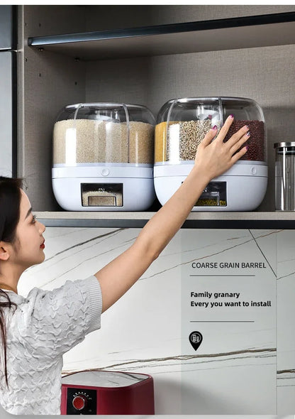 Rotating Grain Storage & Dispenser