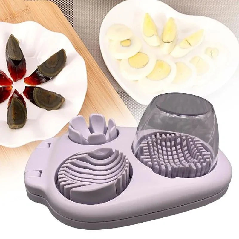 Simple 3-in-1 Boiled Egg Slicer