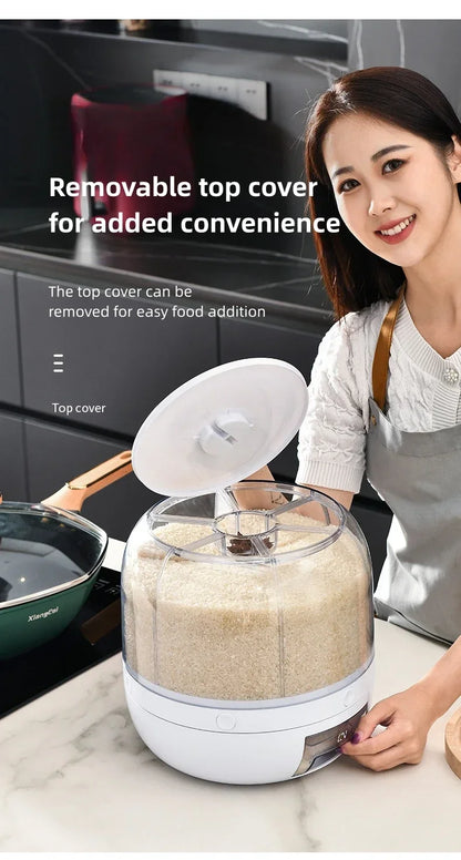 Rotating Grain Storage & Dispenser