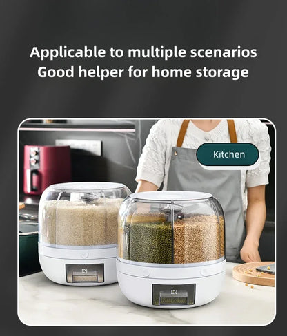 Rotating Grain Storage & Dispenser