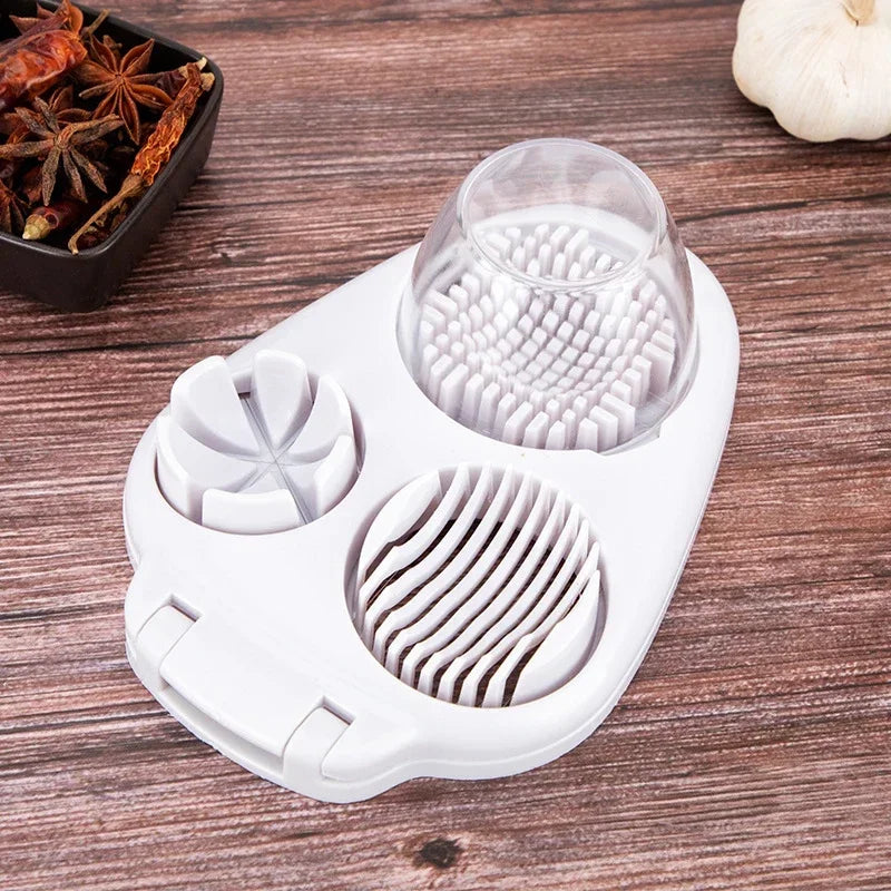 Simple 3-in-1 Boiled Egg Slicer