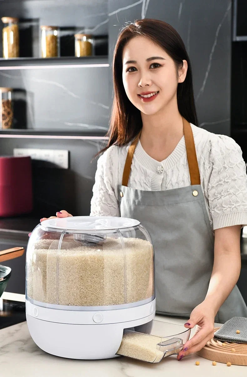 Rotating Grain Storage & Dispenser