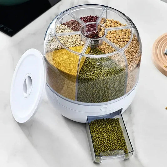 Rotating Grain Storage & Dispenser