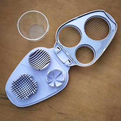 Simple 3-in-1 Boiled Egg Slicer