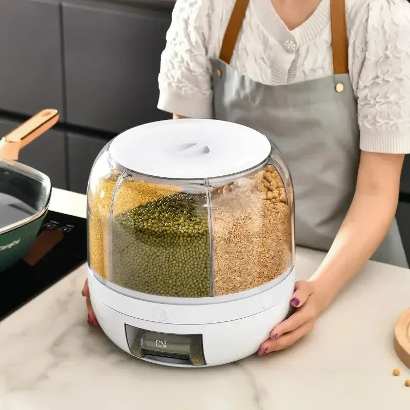 Rotating Grain Storage & Dispenser