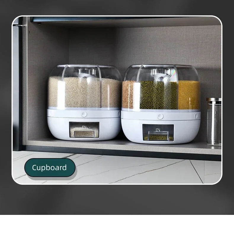 Rotating Grain Storage & Dispenser