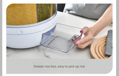 Rotating Grain Storage & Dispenser