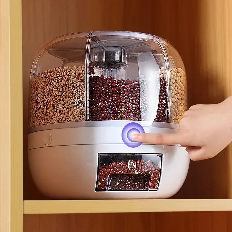Rotating Grain Storage & Dispenser
