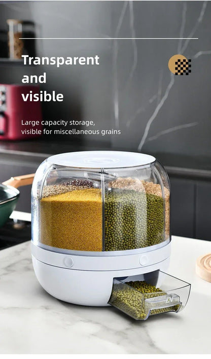 Rotating Grain Storage & Dispenser