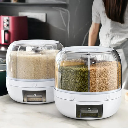 Rotating Grain Storage & Dispenser