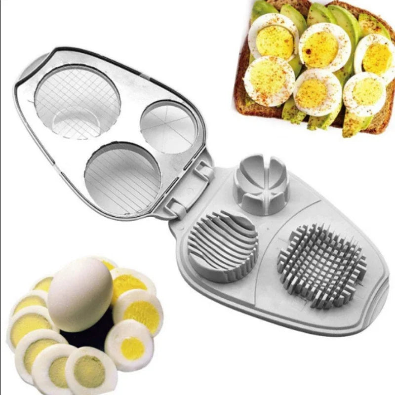 Simple 3-in-1 Boiled Egg Slicer