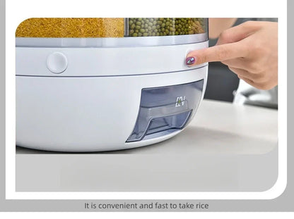Rotating Grain Storage & Dispenser