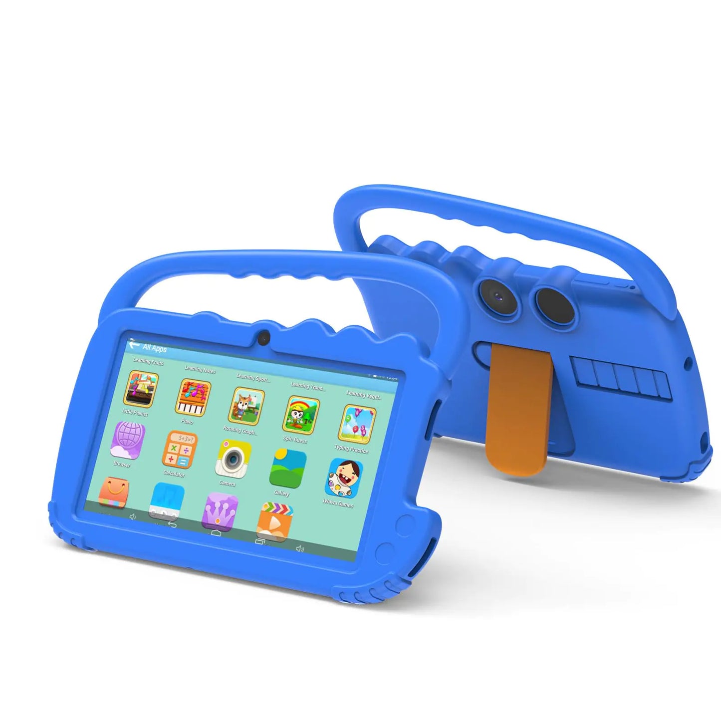 WUIUHOU Kids Tablet Toddler Tablet 7-inch Tablet 4GB + 32GB Android 12 Tablet WiFi Dual Camera HD IPS Safety Eye Protection Screen Parental Control APP Latest Model Kid Tablets.