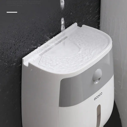 Creative Storage & Toilet Paper Dispenser